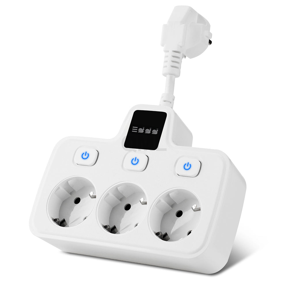 EU Plug 3 Output European Power Socket Board EU Power Strip