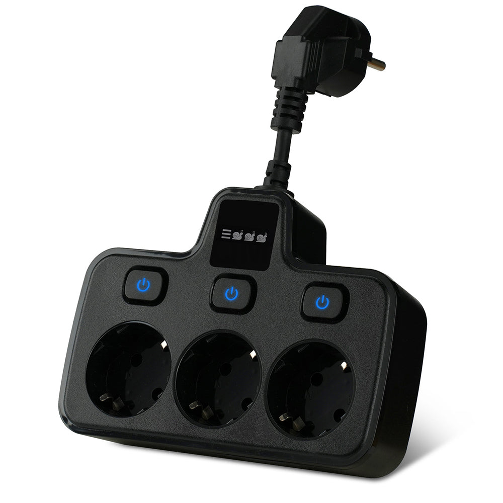 EU Plug 3 Output European Power Socket Board EU Power Strip